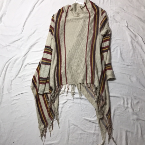 Tan American Rag cie over throw. Long sleeve. - Picture 2 of 3